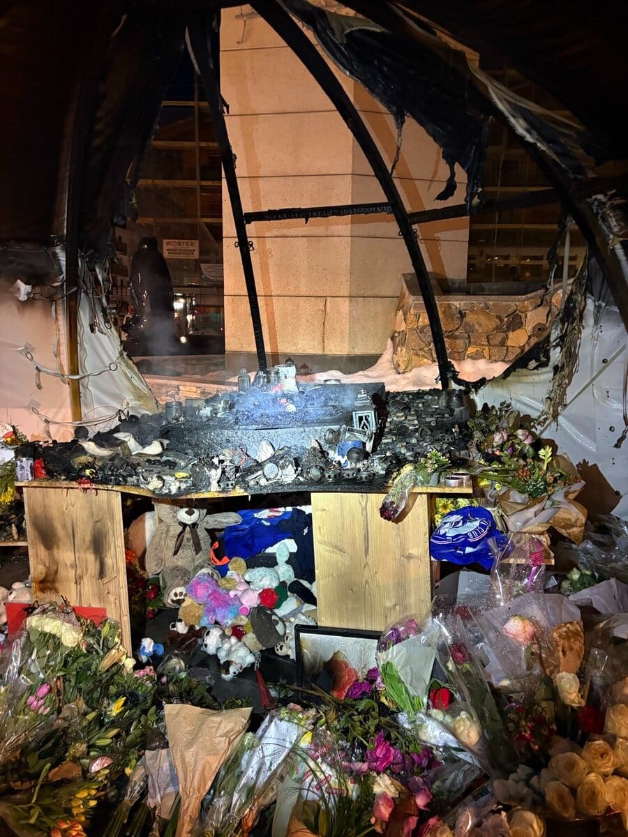 Το μνημείο στο οποίο ξέσπασε η φωτιά