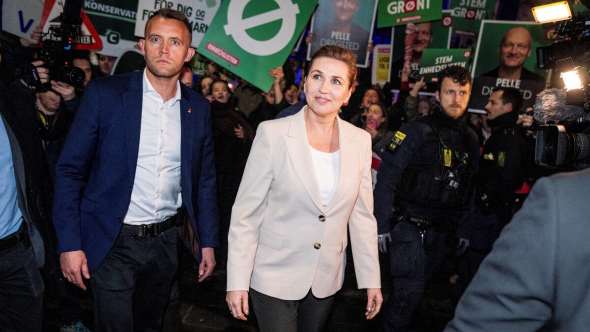 Η πρωθυπουργός της Δανίας, Μέτε Φρέντερικσεν