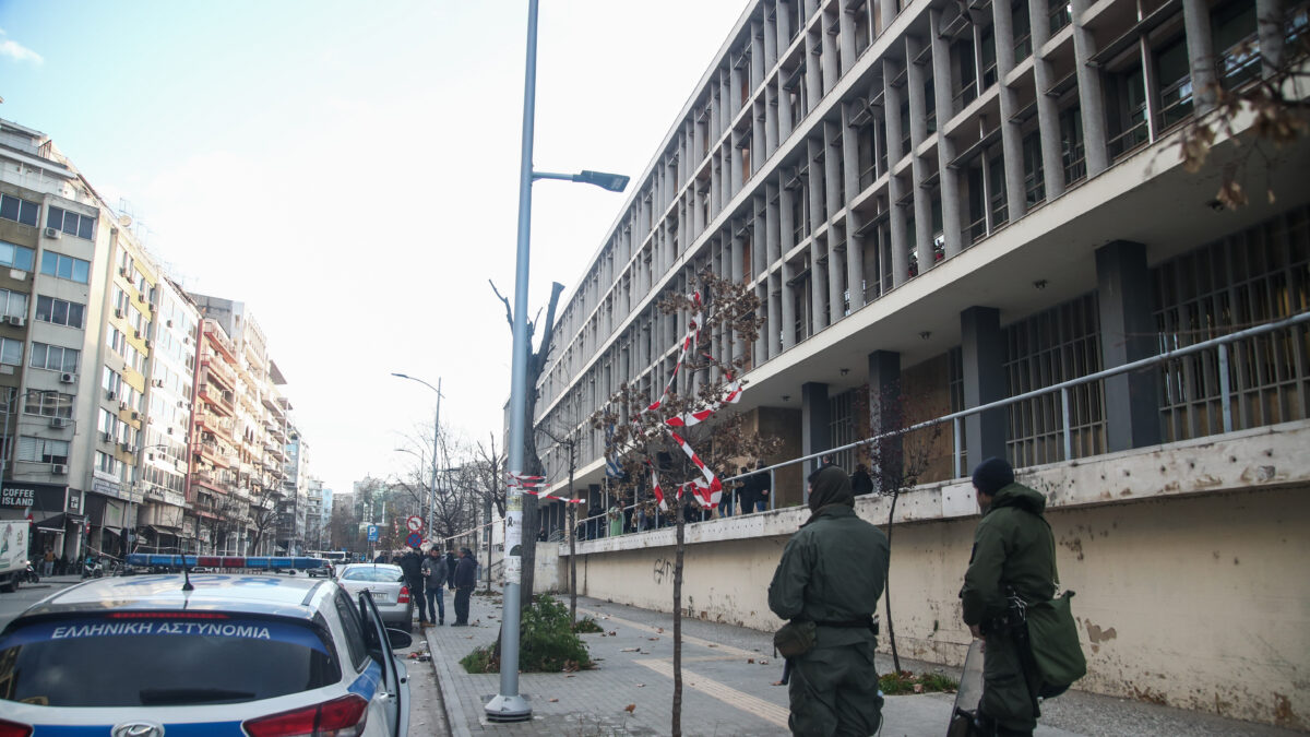 Δίκη για τη δολοφονία του 19χρονου Άλκη Καμπανού, στο Μικτό Ορκωτό Δικαστήριο Θεσσαλονίκης, Τετάρτη 18 Ιανουαρίου 2023. (ΜΟΤΙΟΝΤΕΑΜ/ΒΑΣΙΛΗΣ ΒΕΡΒΕΡΙΔΗΣ)