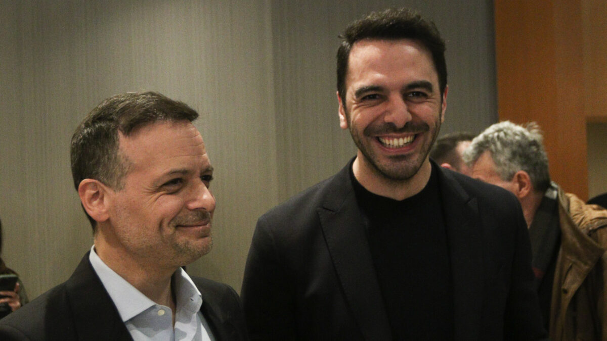 Χάρης Δούκας και Μανώλης Χριστοδουλάκης