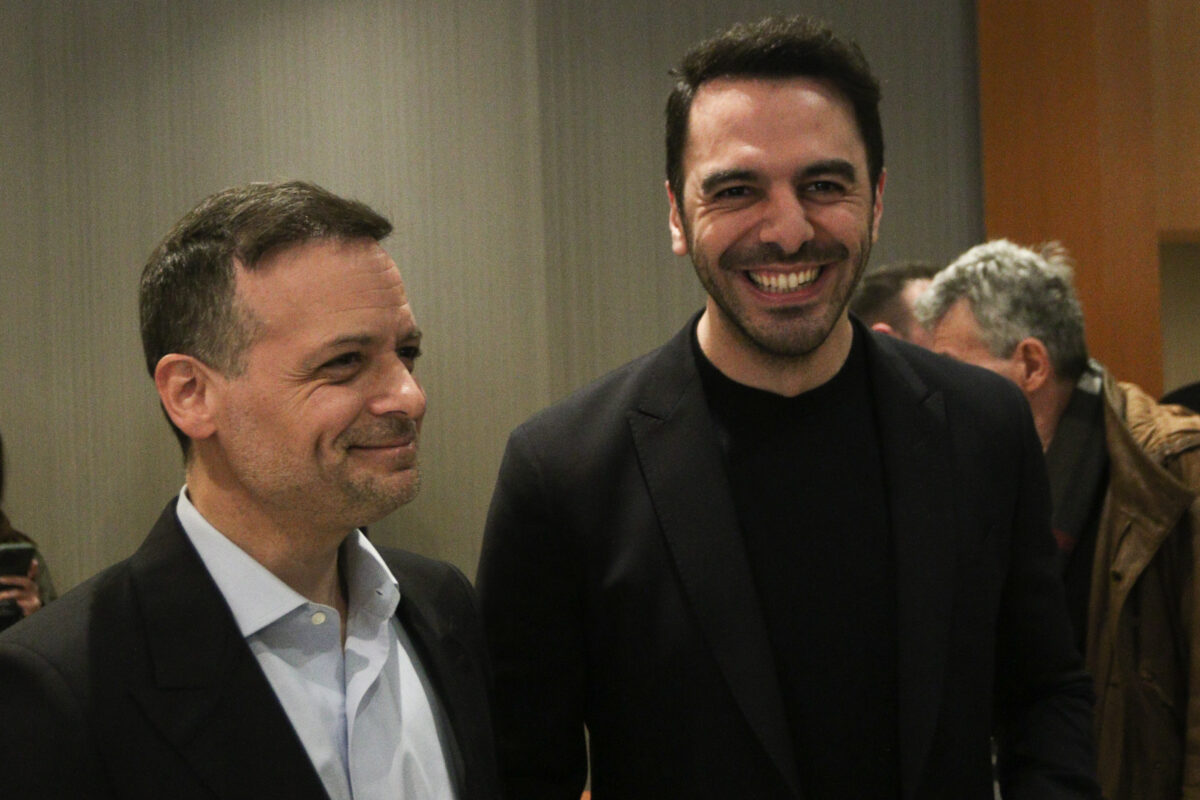 Χάρης Δούκας και Μανώλης Χριστοδουλάκης