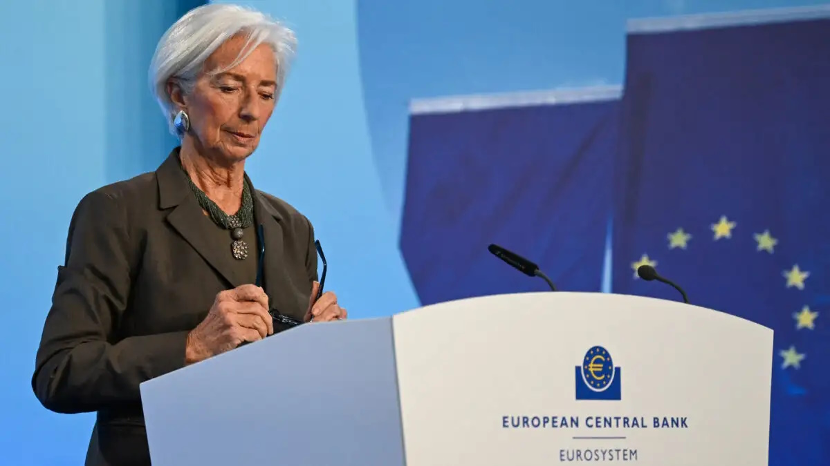 Η Πρόεδρος της Ευρωπαϊκής Κεντρικής Τράπεζας (ΕΚΤ) Κριστίν Λαγκάρντ