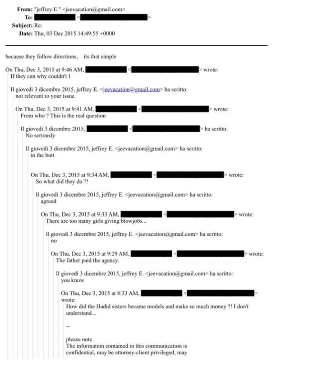 Ο επίμαχος διάλογος για τις αδελφές Χαντίντ