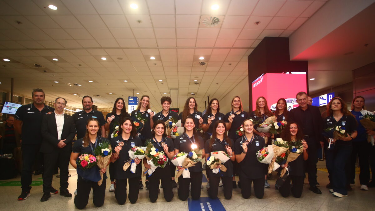 Οι αθλήτριες της Εθνικής πόλο γυναικών