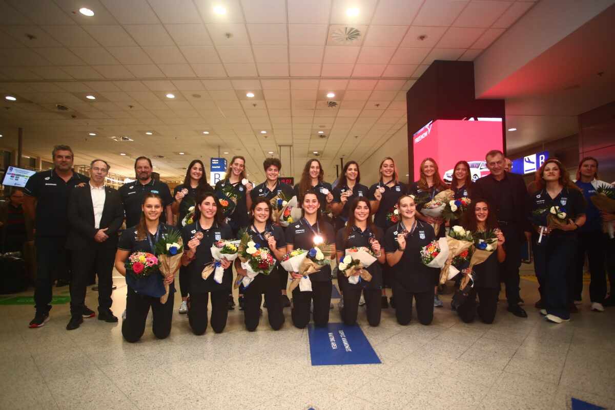 Οι αθλήτριες της Εθνικής πόλο γυναικών