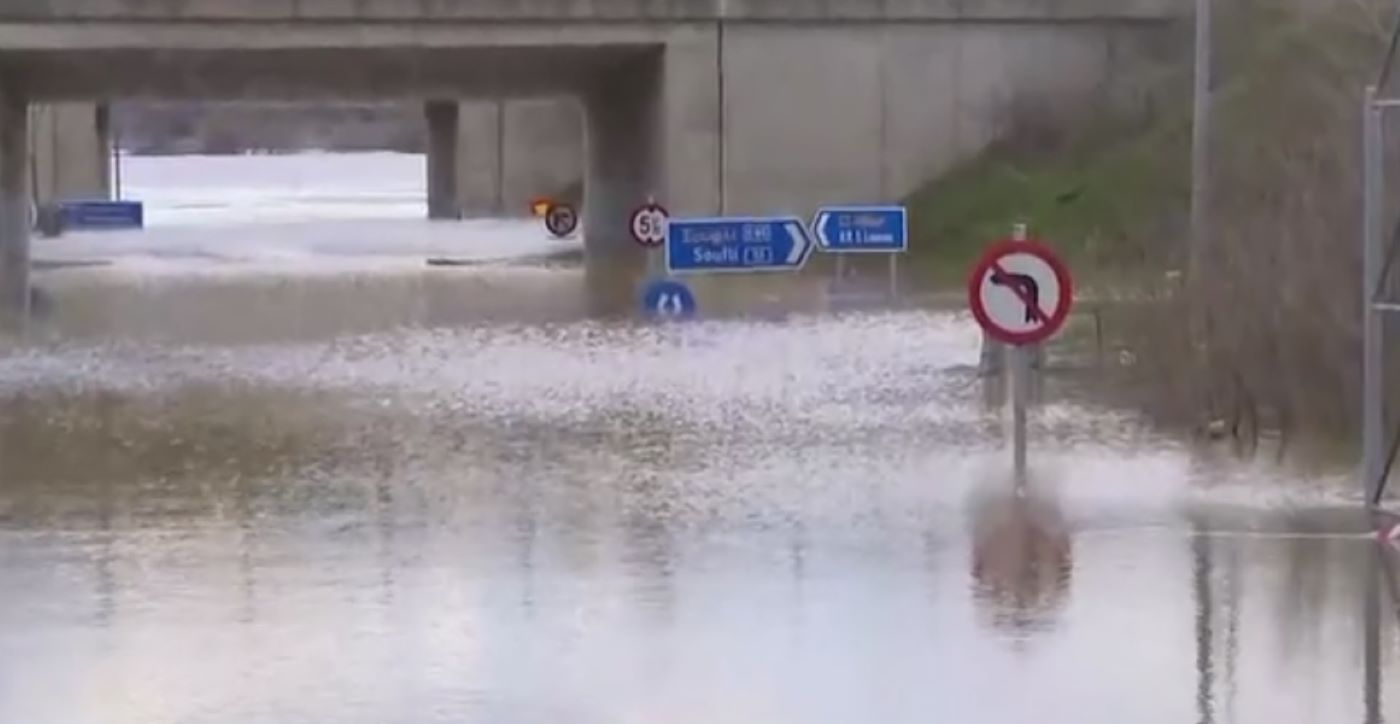 Πλημμυρισμένη περιοχή στον Έβρο