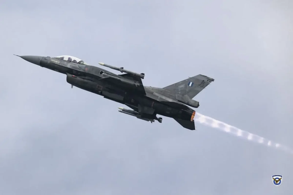 Μαχητικό αεροσκάφος τύπου F-16 της Πολεμικής Αεροπορίας