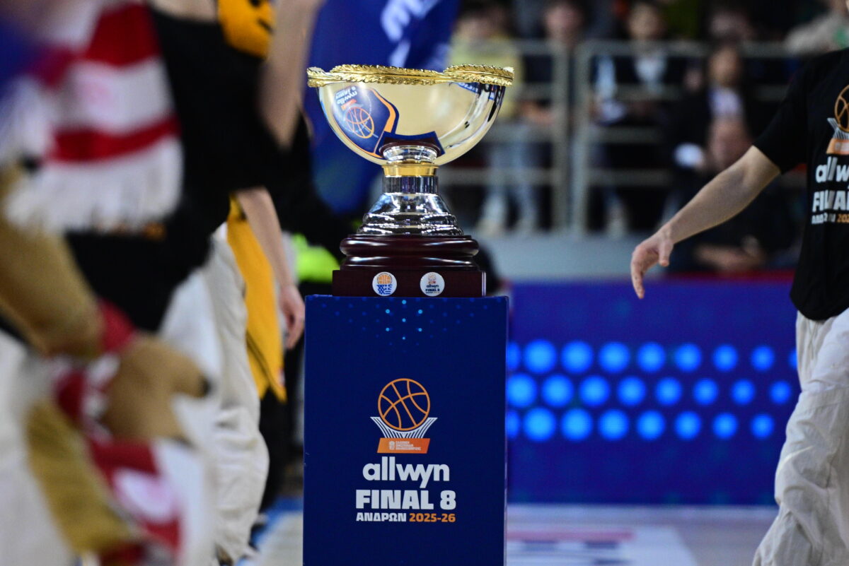 Tο τρόπαιο του Κυπέλλου Ελλάδας στο μπάσκετ