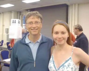 Μπιλ Γκέιτς και Μίλα Αντόνοβα