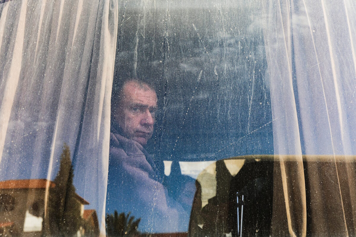 Παλαιστίνιος ασθενής που μεταφέρεται στην Αίγυπτο