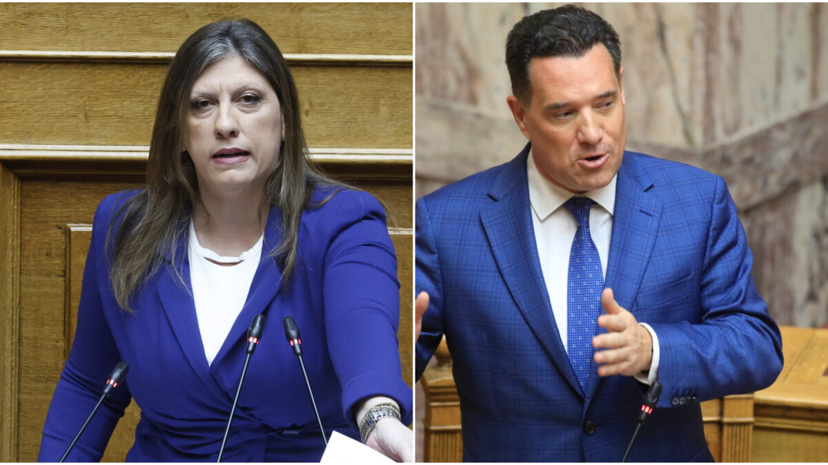 Η Ζωή Κωνσταντοπούλου και ο Άδωνις Γεωργιάδης