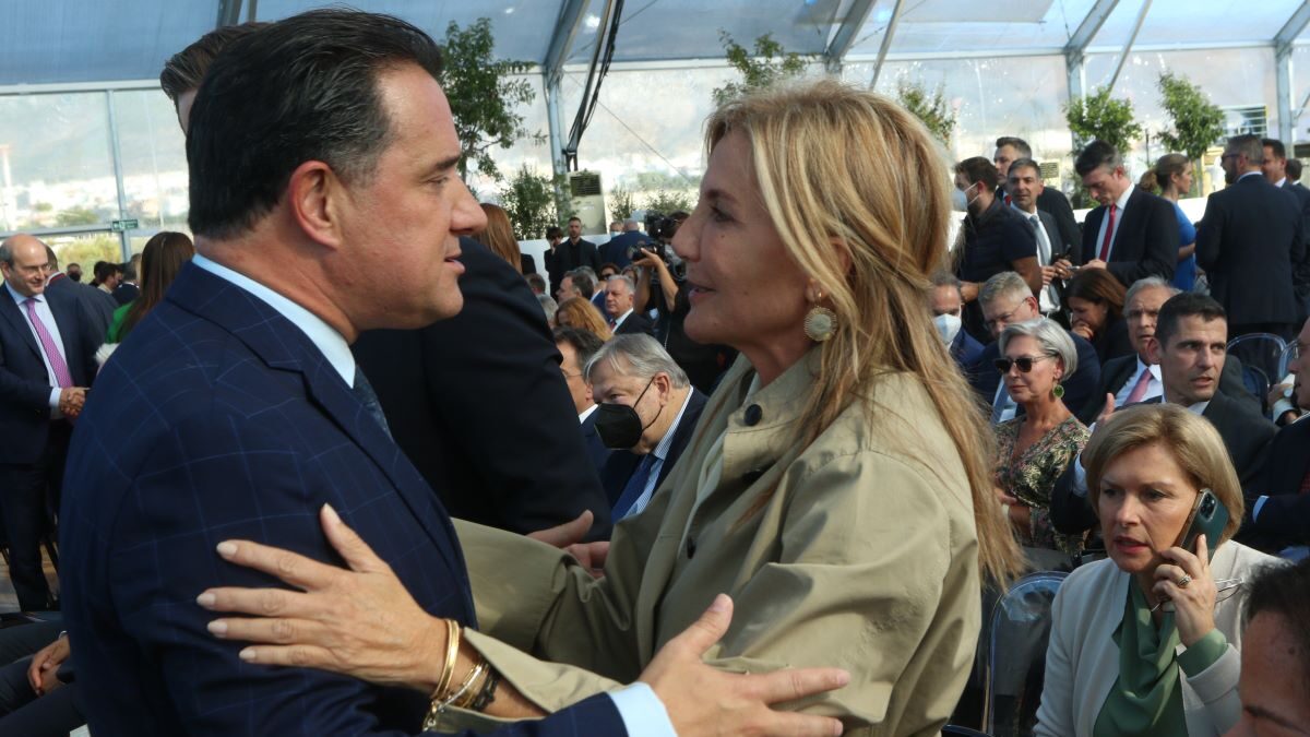 Άδωνις Γεωργιάδης και Μαρέβα Μητσοτάκη