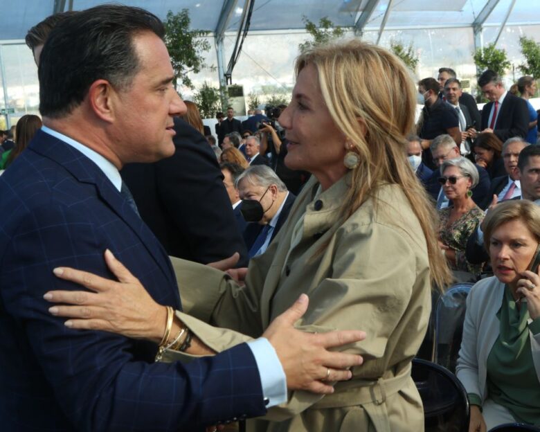 Άδωνις Γεωργιάδης και Μαρέβα Μητσοτάκη