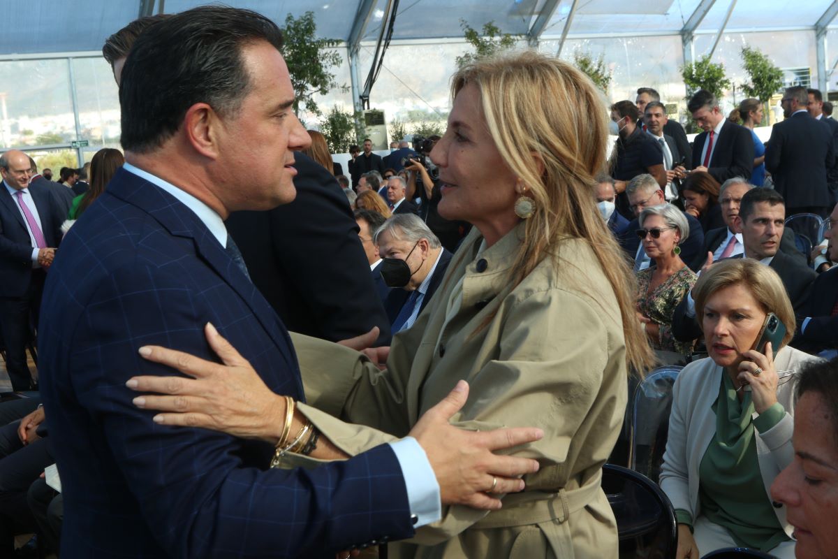 Άδωνις Γεωργιάδης και Μαρέβα Μητσοτάκη