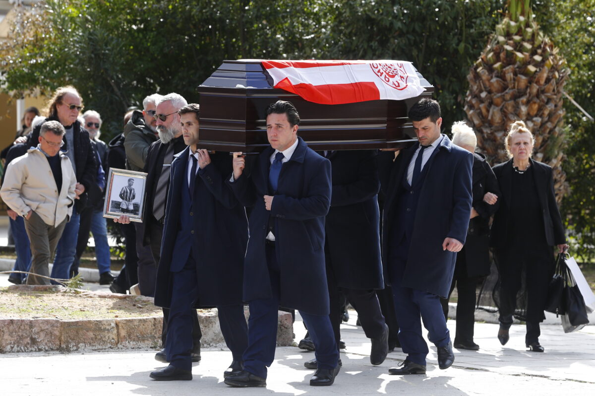 Το φέρετρο του Σωτήρη Γκαβέζου