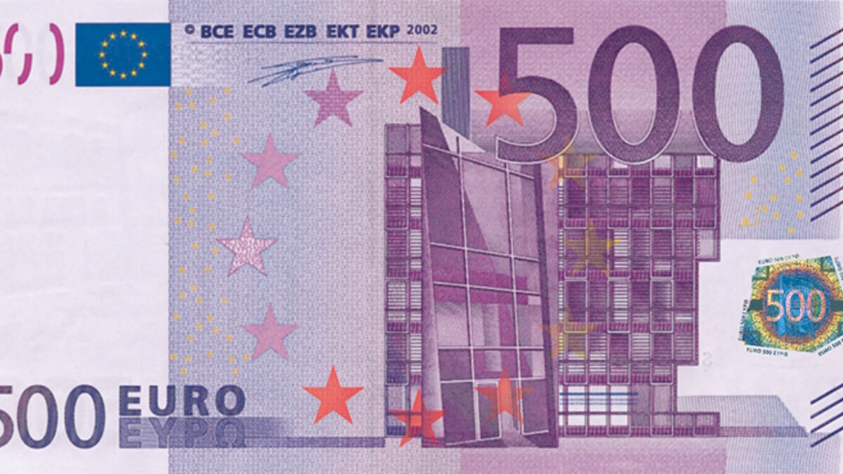 Χαρτονόμισμα των 500 ευρώ