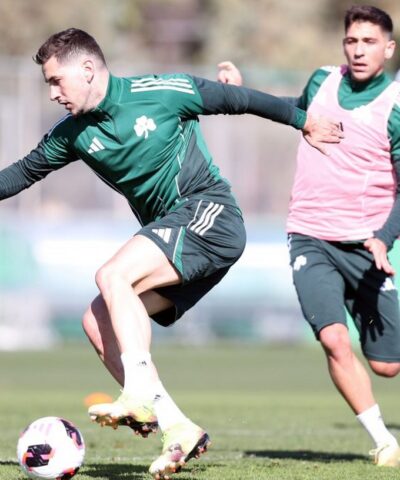 Ο Ερνάντεθ στην προπόνηση του Παναθηναϊκού