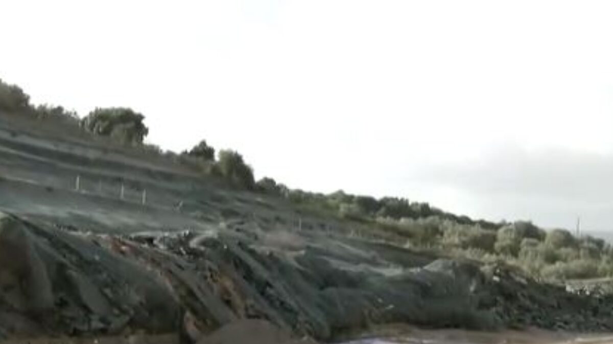 Κατολίσθηση στην Ιόνια Οδό