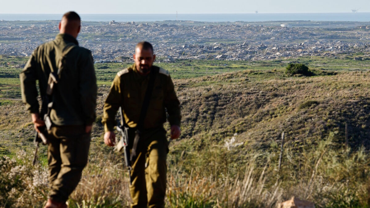 Ισραηλινοί στρατιώτες στα σύνορα με την Λωρίδα της Γάζας