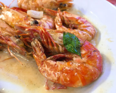 Garlic butter shrimp