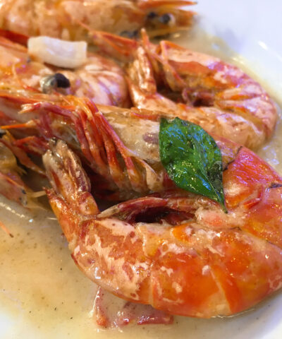 Garlic butter shrimp