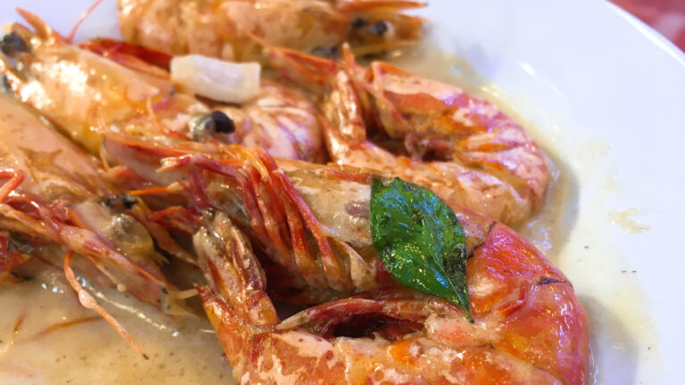 Garlic butter shrimp