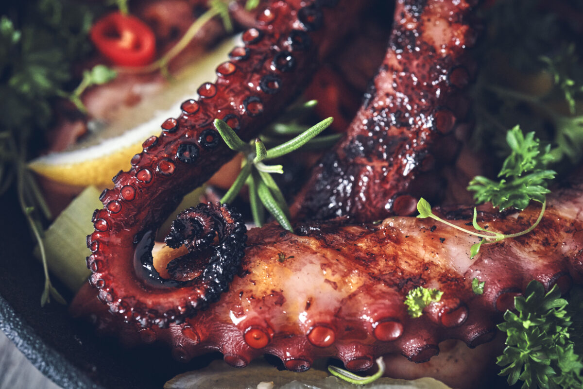 Χταπόδι στη λαδόκολλα