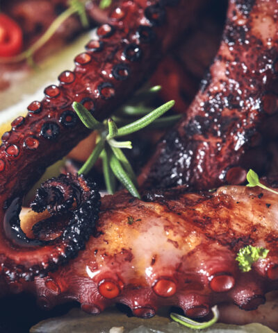 Χταπόδι στη λαδόκολλα