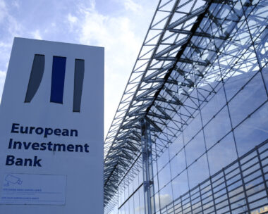Exterior view of headquarters of of the European Investment Bank (EIB) in Luxembourg