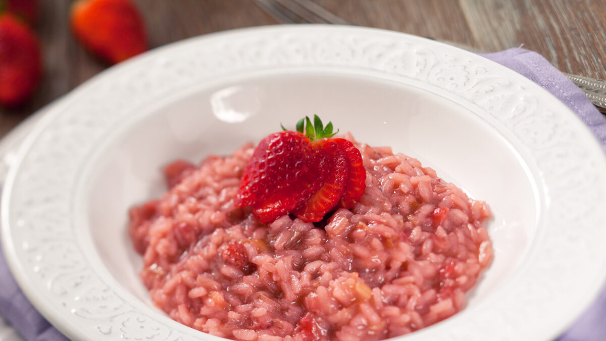 Ριζότο με φράουλες