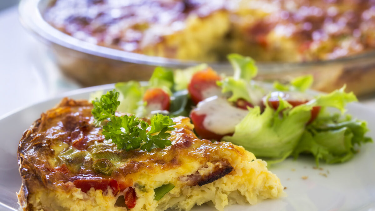 Πατατόπιτα με πιπεριές