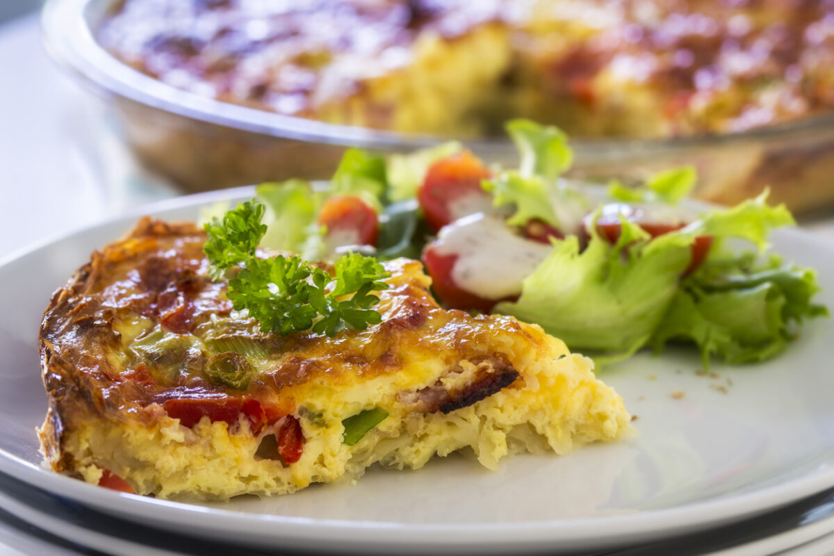 Πατατόπιτα με πιπεριές