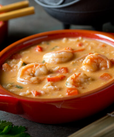 Γαρίδες σε σάλτσα κάρι