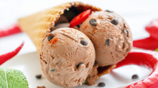 Παγωτό σοκολάτα - τσίλι