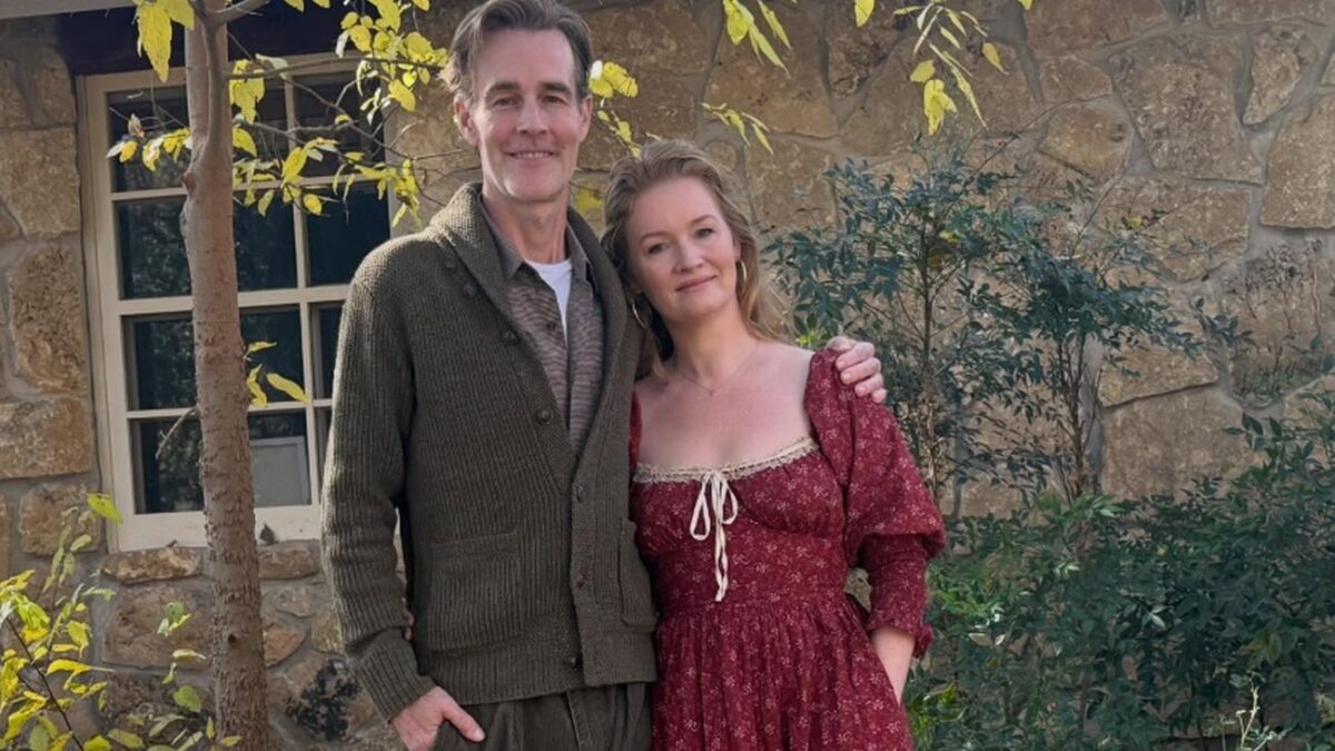 ο ηθοποιός Τζέιμς Βαν Ντερ Μπικ με τη γυναίκα του Κίμπερλι