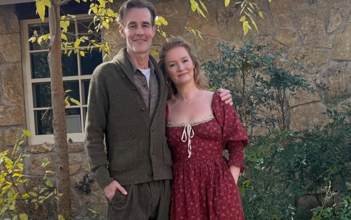 ο ηθοποιός Τζέιμς Βαν Ντερ Μπικ με τη γυναίκα του Κίμπερλι