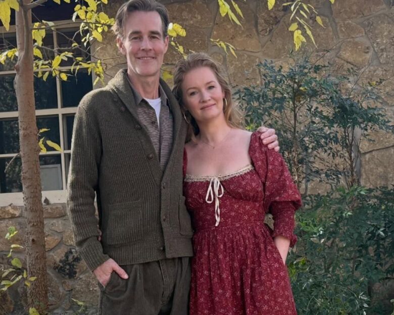 ο ηθοποιός Τζέιμς Βαν Ντερ Μπικ με τη γυναίκα του Κίμπερλι