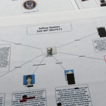 Διάγραμμα του FBI με την δράση του κυκλώματος με «εγκέφαλο» τον Τζέφρι Επστάιν