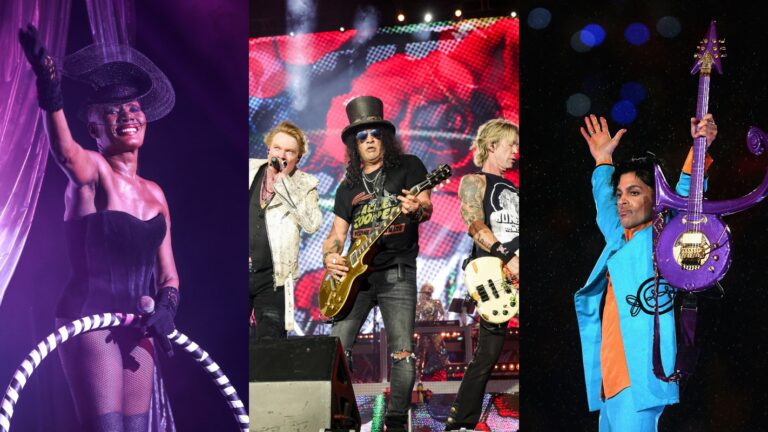 οι Guns N' Roses, η Γκρέις Τζόουνς και ο Πρινς