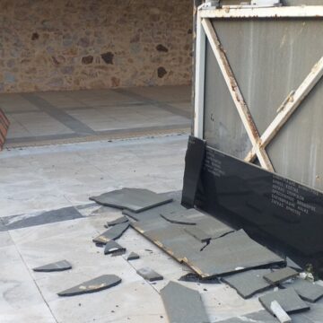 Οι βανδαλισμοί στο μνημείο