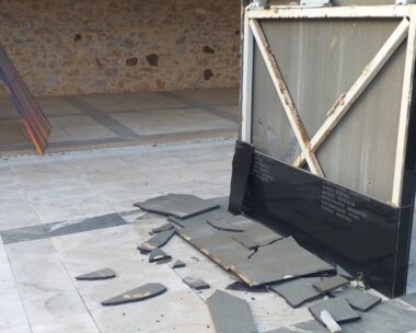 Οι βανδαλισμοί στο μνημείο