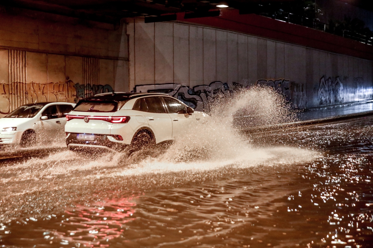 Ισχυρές βροχοπτώσεις στην Αθήνα. Τετάρτη 21 Ιανουαρίου 2026