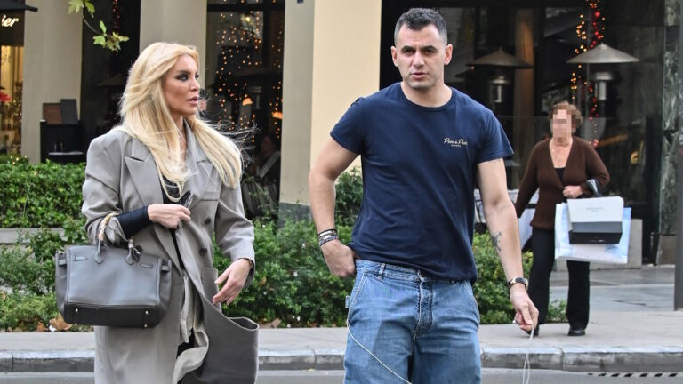 H Κατερίνα Καινούργιου και ο Παναγιώτης Κουτσουμπής