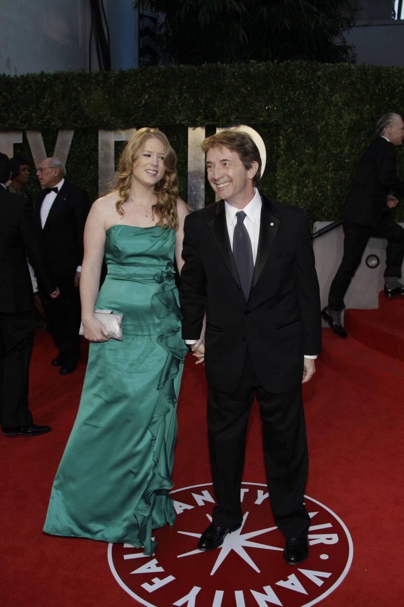 Ο Μάρτιν Σορτ με την κόρη του Κάθριν