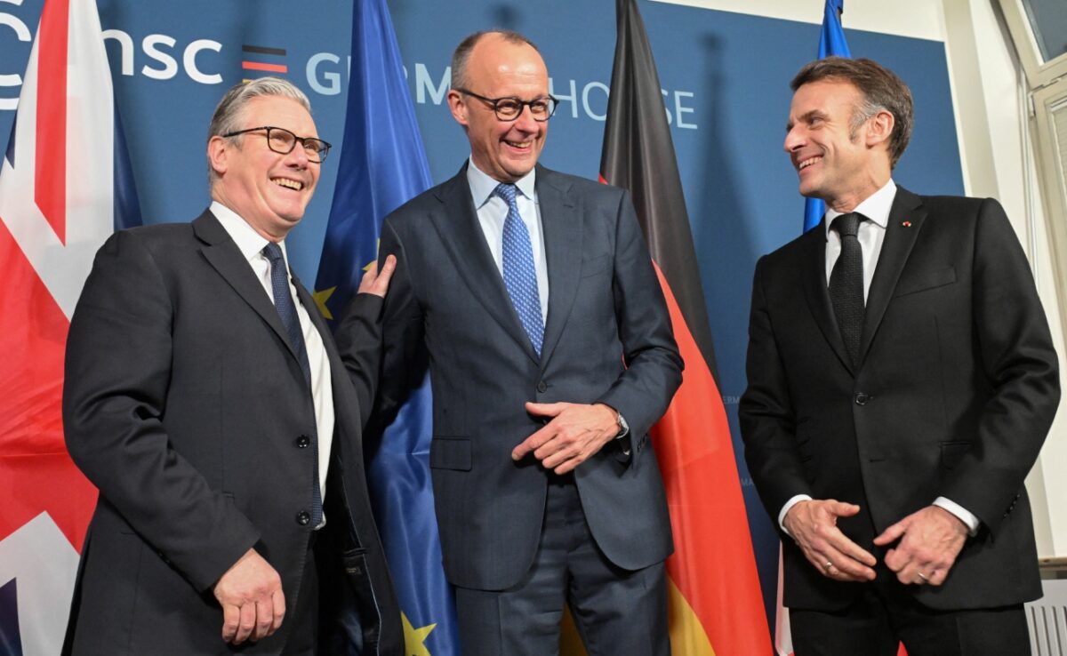 Κιρ Στάρμερ / Φρίντριχ Μερτς / Εμανουέλ Μακρόν