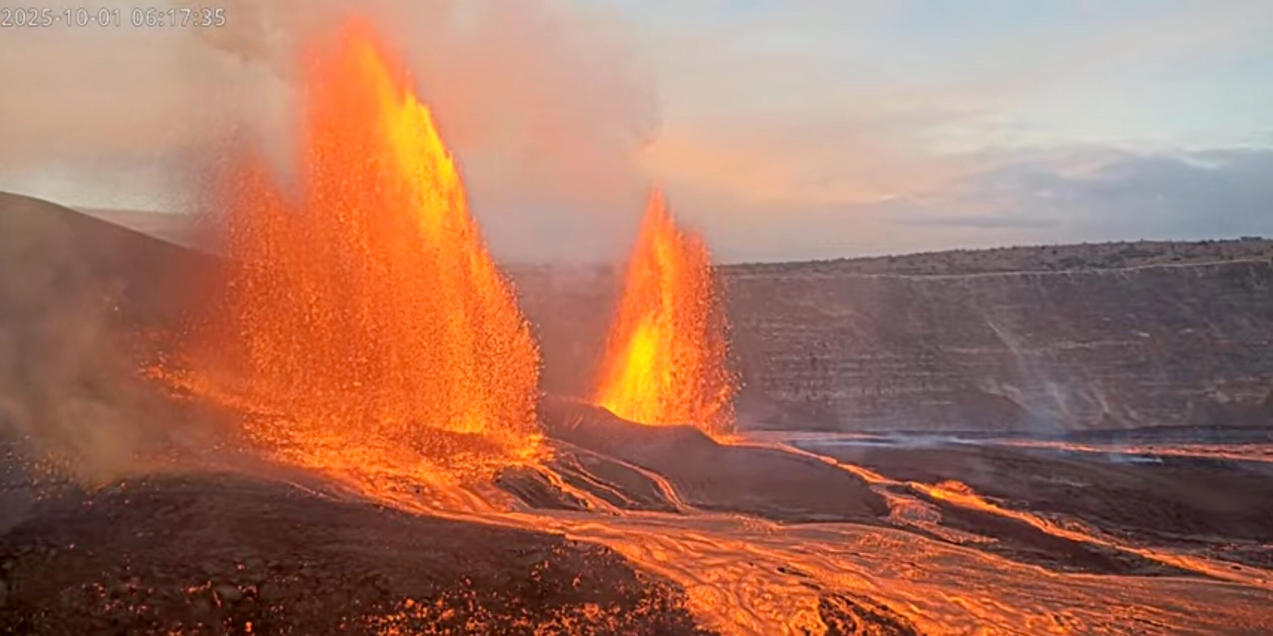 Φωτογραφία αρχείου από το ηφαίστειο Κιλαουέα