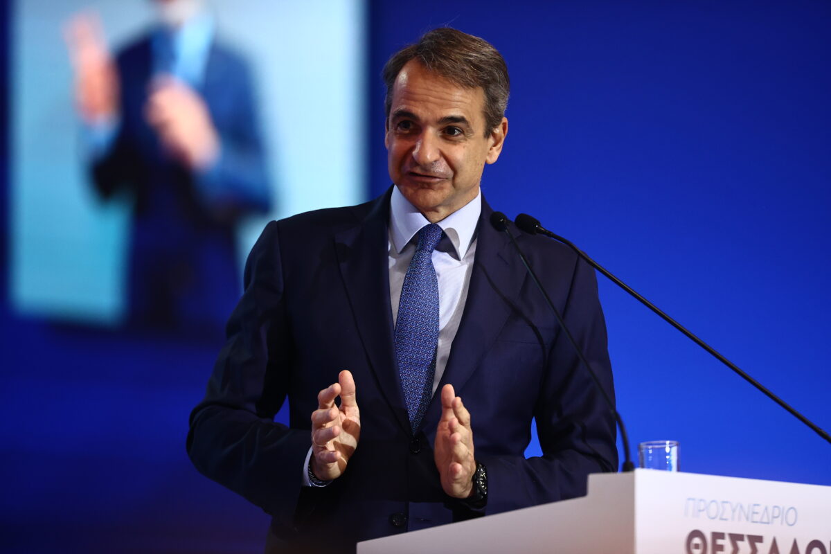 Προσυνέδριο της Νέας Δημοκρατίας στην Θεσσαλονίκη με κεντρικό ομιλητή τον Πρόεδρο της Νέας Δημοκρατίας και Πρωθυπουργό Κυριάκο Μητσοτάκη, Δευτέρα 11 Μαρτίου 2024. 
(ΡΑΦΑΗΛ ΓΕΩΡΓΙΑΔΗΣ