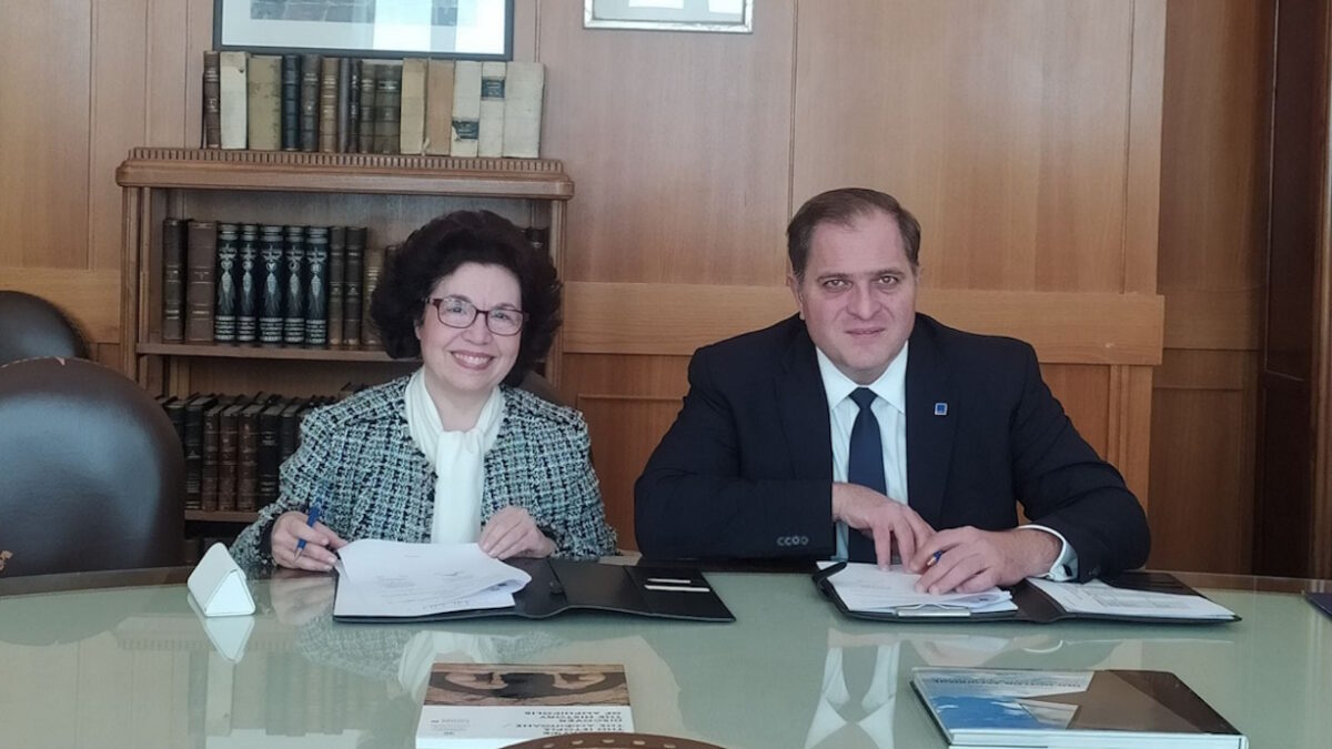 H Γενική Διευθύντρια της Εθνικής Σχολής Δικαστικών Λειτουργών (ΕΣΔι) και Σύμβουλος της Επικρατείας, Ταξιαρχία Κόμβου και ο Διοικητής της Ανεξάρτητης Αρχής Δημοσίων Εσόδων (ΑΑΔΕ), Γιώργος Πιτσιλής