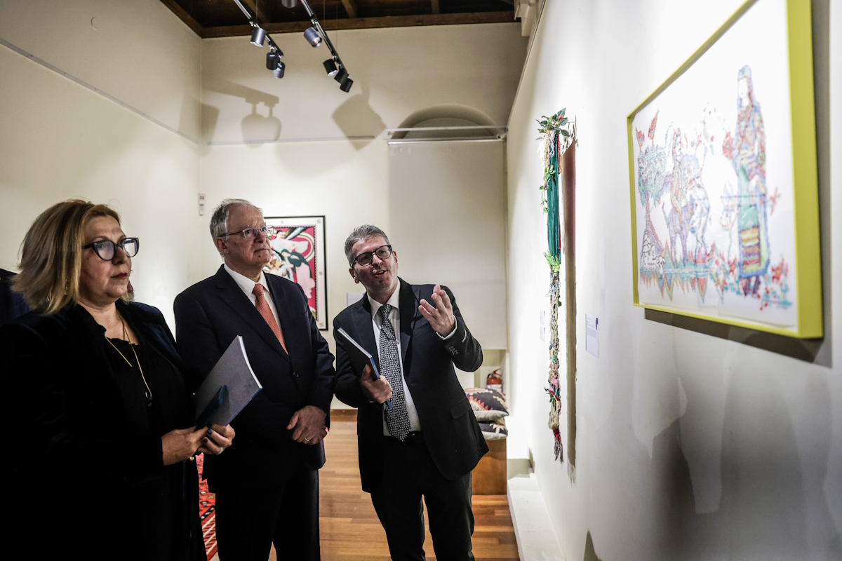 Ο Πρόεδρος της Δημοκρατίας, Κωνσταντίνος Τασούλας εγκαινίασε την έκθεση «Διαχρονικές Υφές» στα Ιωάννινα