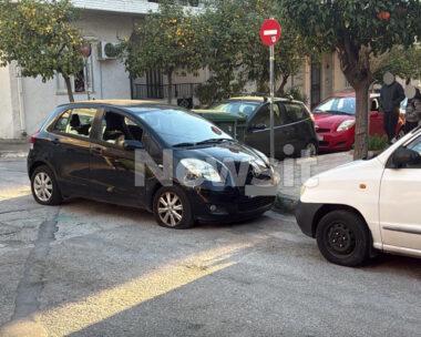 Ζημιές σε αυτοκίνητο από την έκρηξη στον Κορυδαλλό